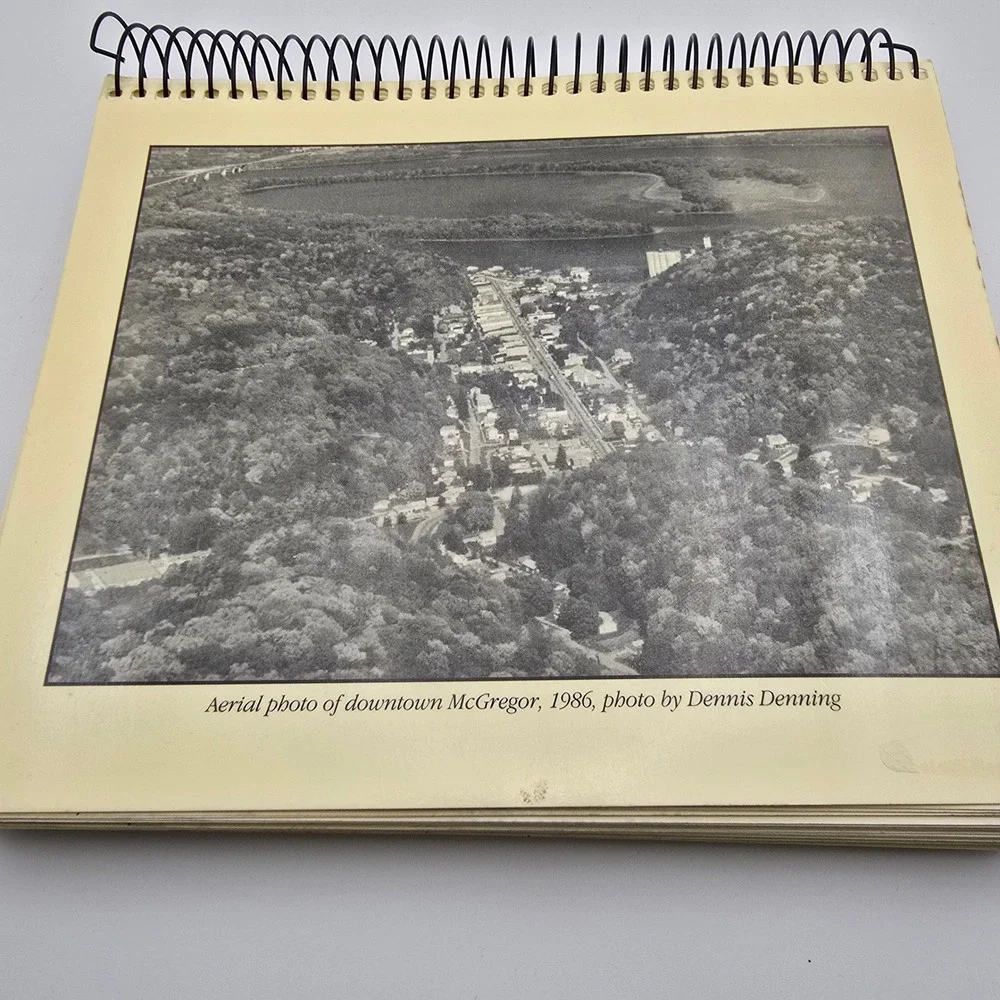 McGregor Historical Society Cookbook Iowa Community Recipes Vintage Spiral Bound